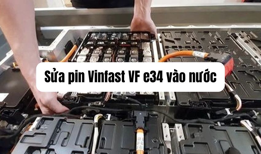 Sửa Động Cơ VinFast VF e34 Kêu Hú Sửa pin Vinfast VF e34 vào nước